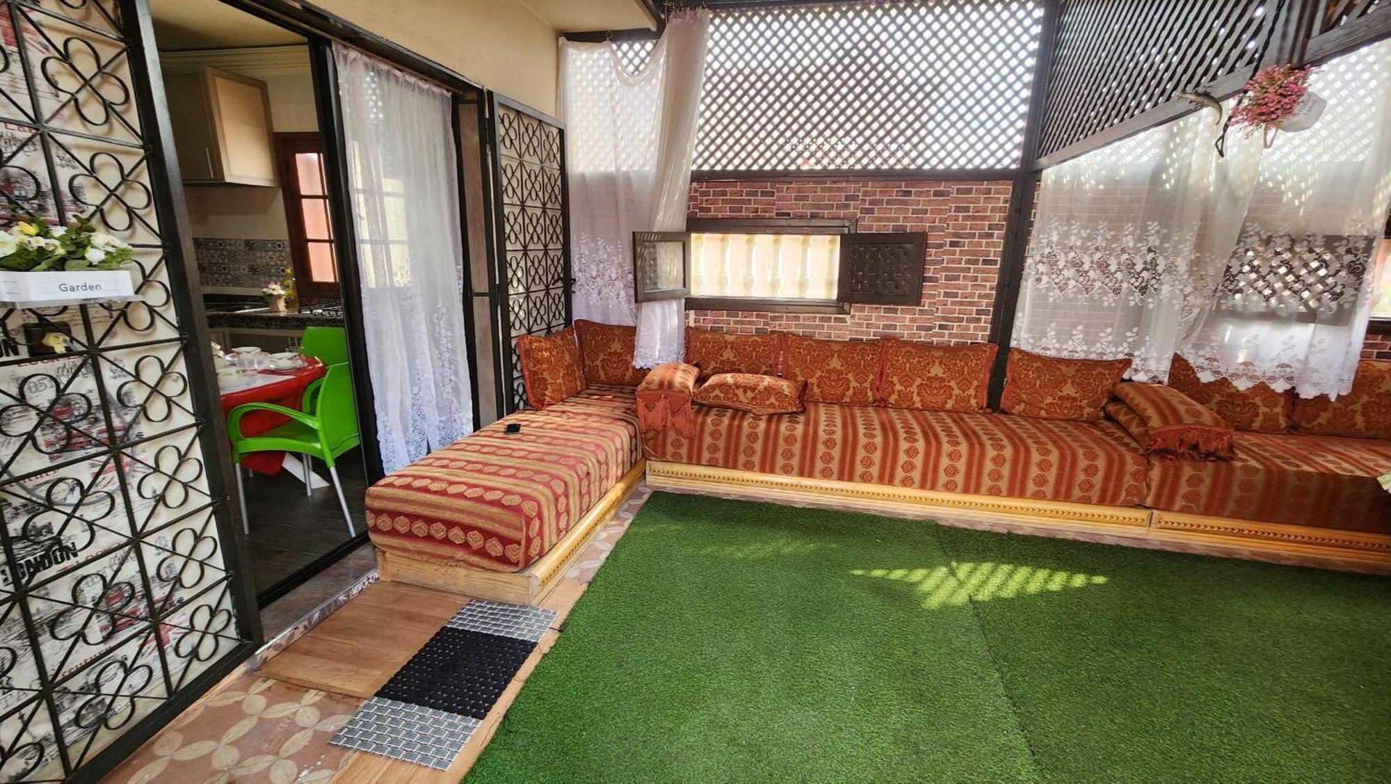 Appartement Riad 5Min A Pied De L'Aeroport Marrakesh Extérieur photo