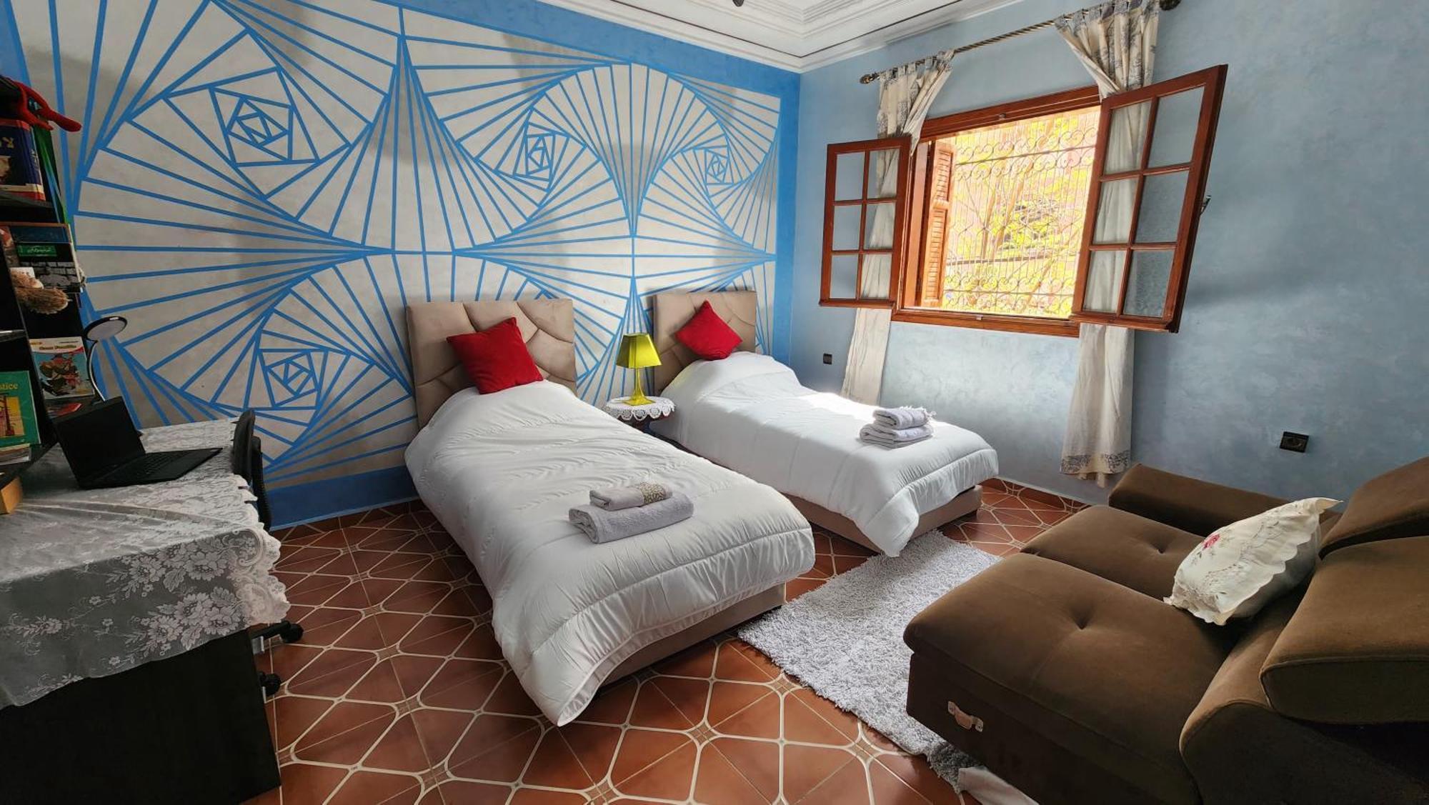 Appartement Riad 5Min A Pied De L'Aeroport Marrakesh Extérieur photo