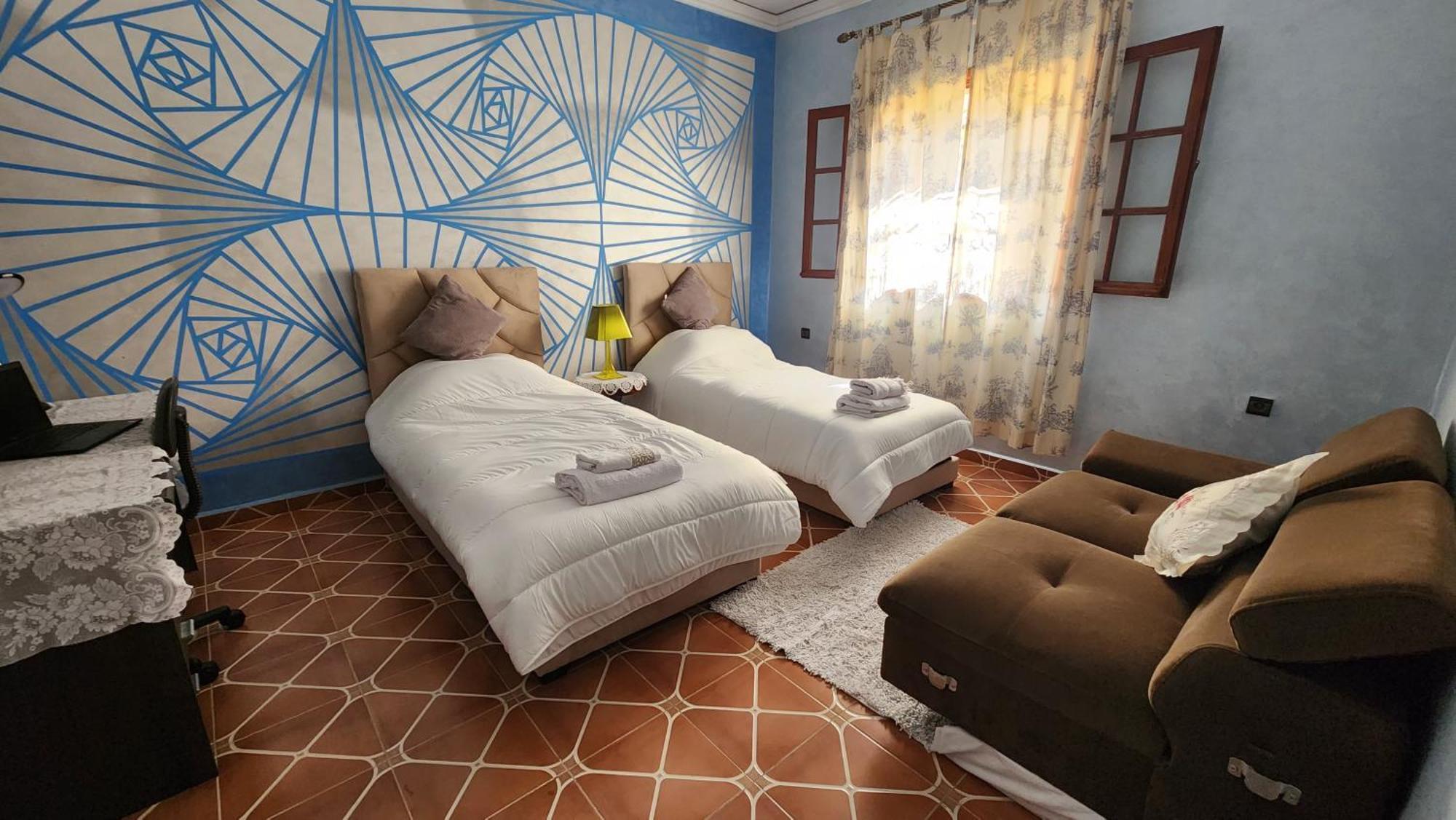 Appartement Riad 5Min A Pied De L'Aeroport Marrakesh Extérieur photo