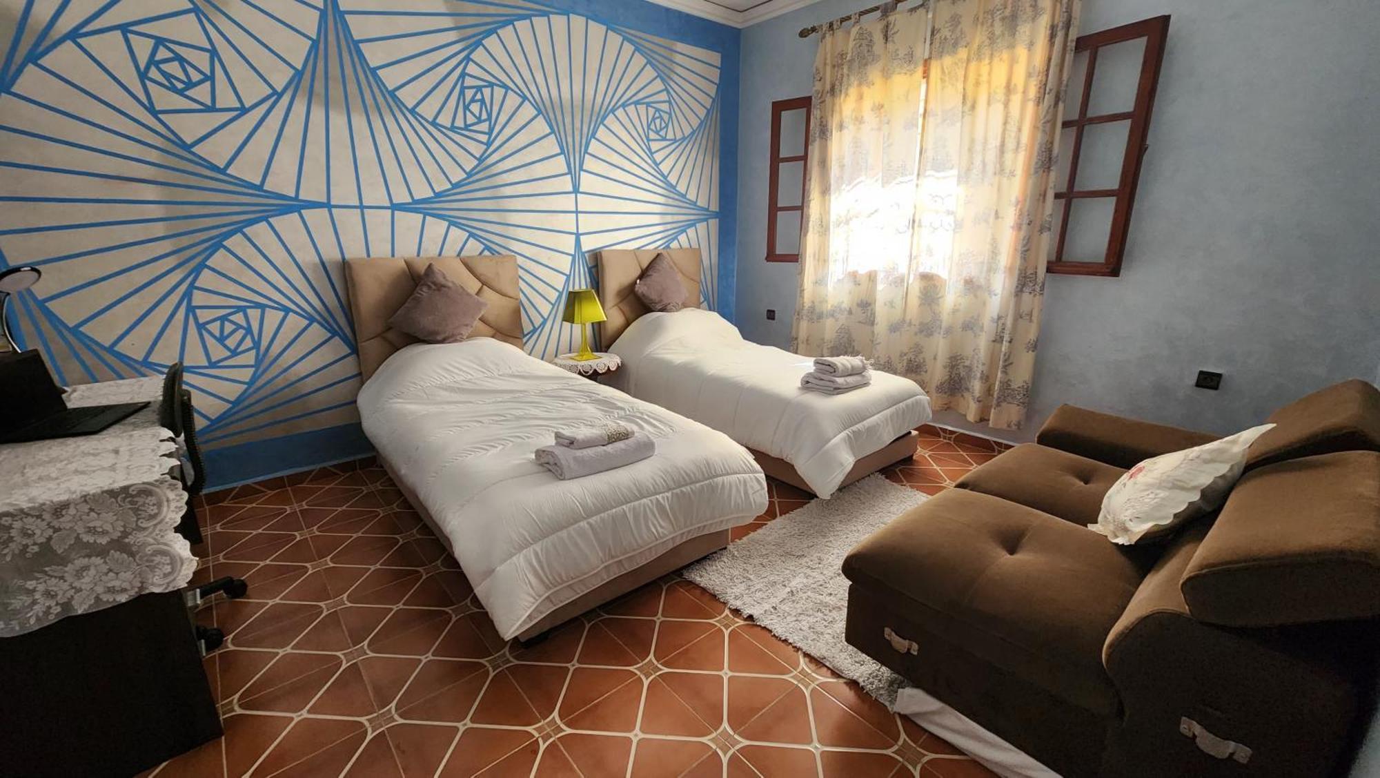 Appartement Riad 5Min A Pied De L'Aeroport Marrakesh Extérieur photo