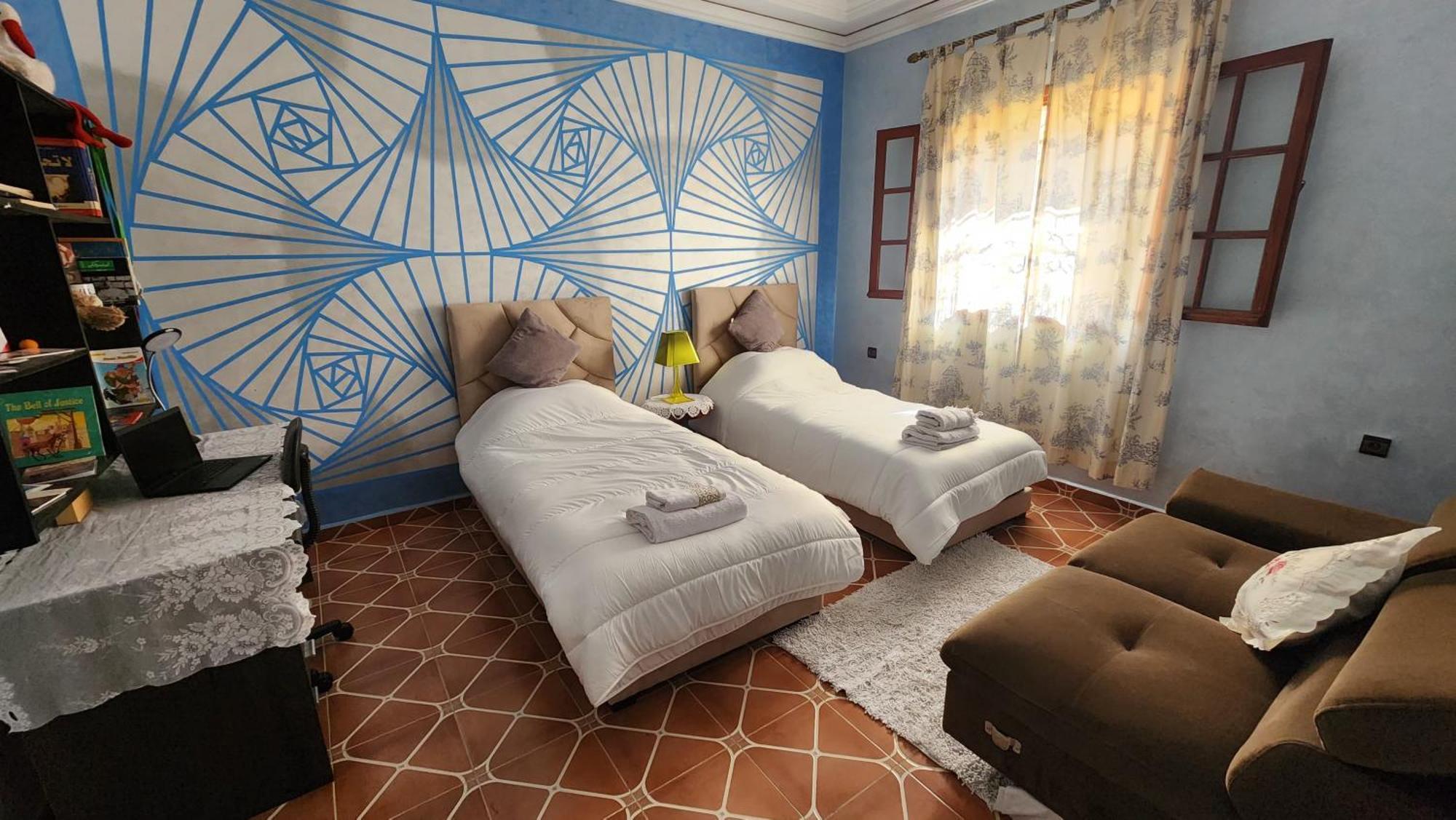 Appartement Riad 5Min A Pied De L'Aeroport Marrakesh Extérieur photo